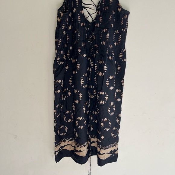 JOHNNY WAS by BIYA Black Silk Dress Size XS - Picture 7 of 8